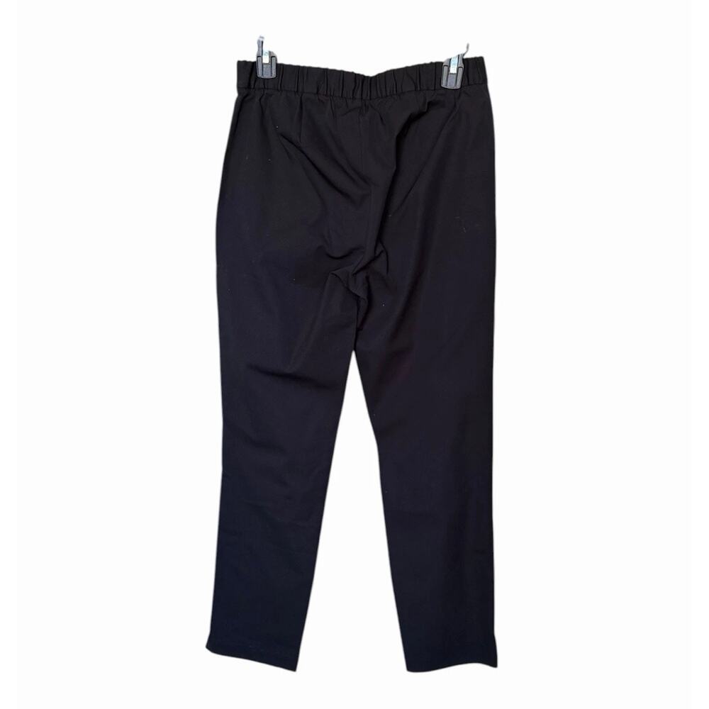 Eileen Fisher Black Stretch Twill Ankle Pants XSP Petite Pull On NWT Classic - Picture 5 of 16